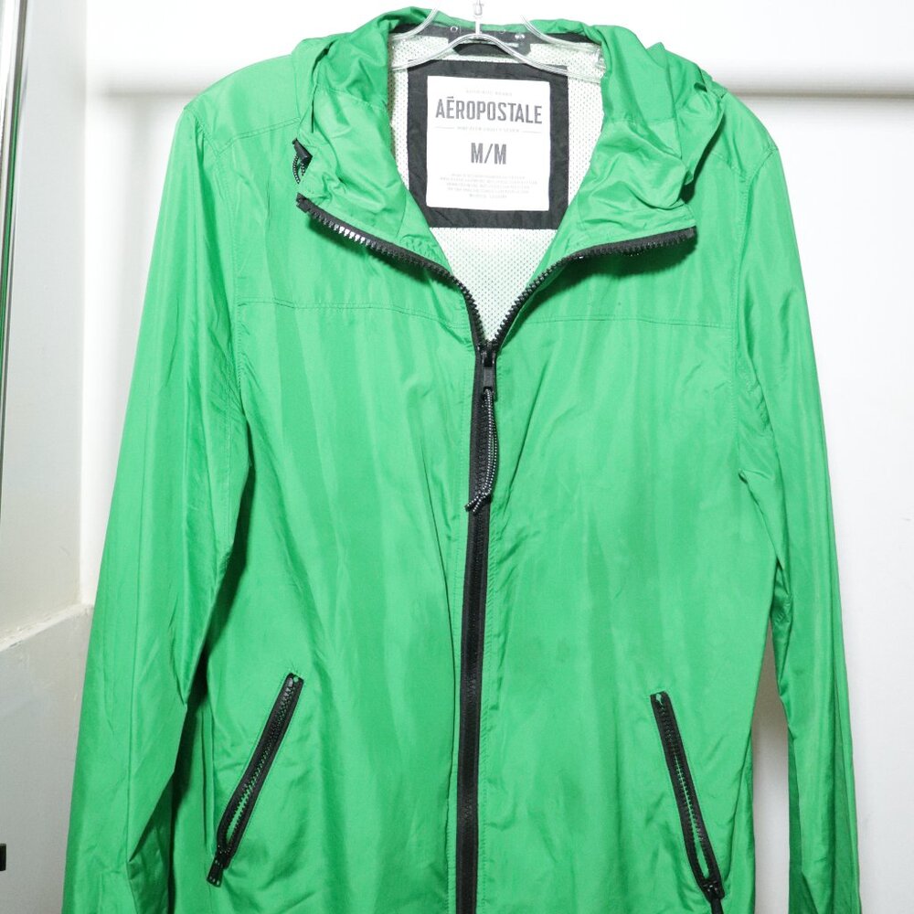 Aeropostal Green Windbreaker